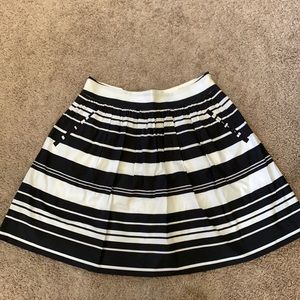 Banana Republic Striped Skirt with Pockets